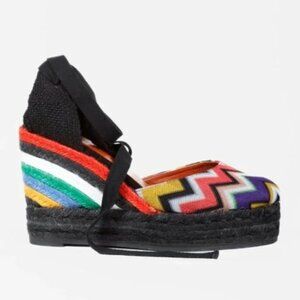 Castañer x Missoni SS19 Carina Multicolour Espadrille Wedges